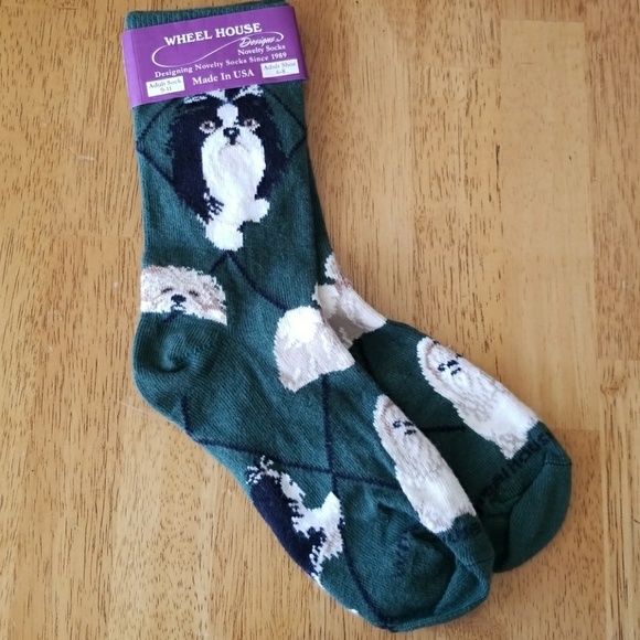 Wheelhouse Designs Accessories - Wheelhouse Designs Novelty Socks Shitzu